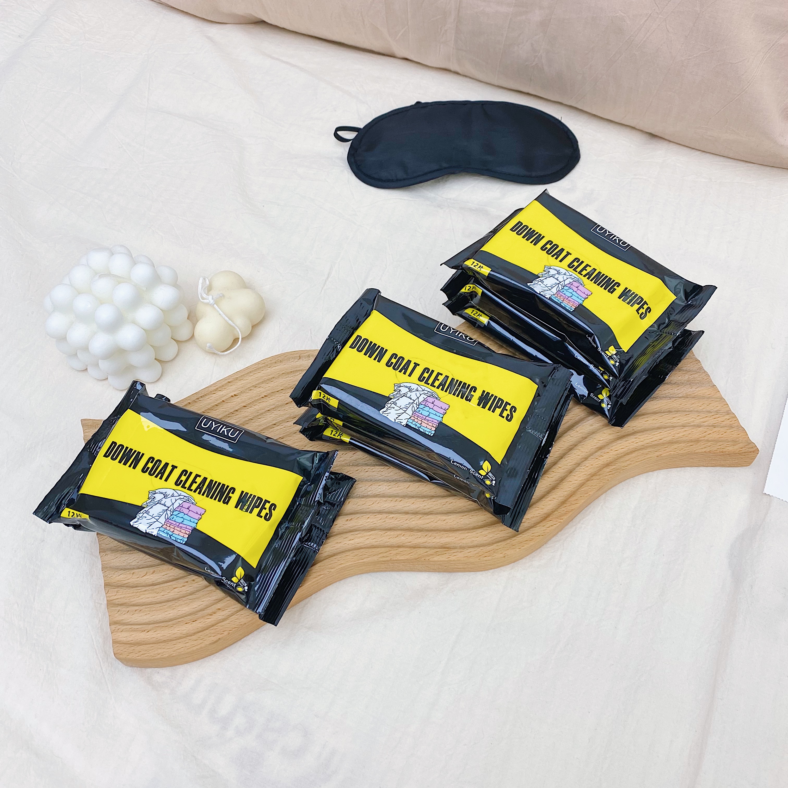 Old beauty multi - function down jacket clean wet 12 tablets