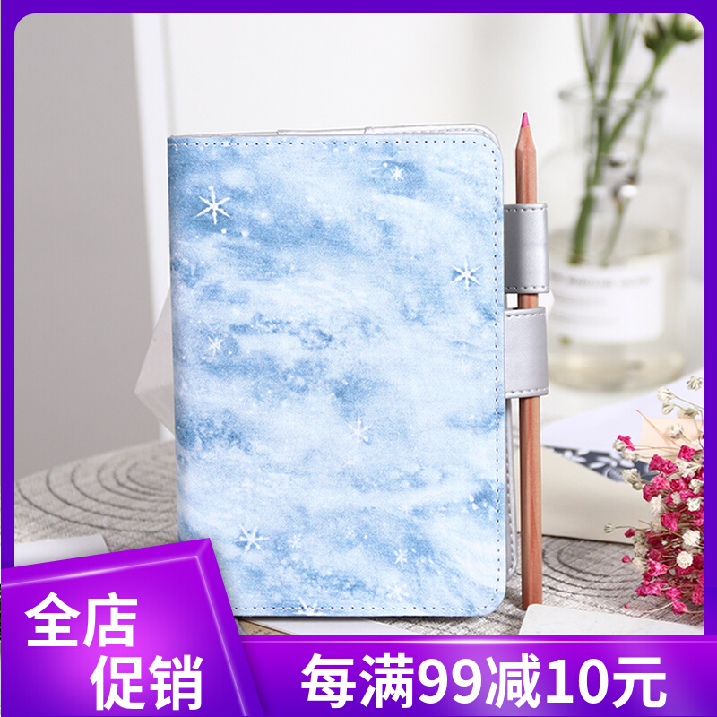 Ice Blue Blue Snow N1ng Handbook Hobo A6 Available Bookclothes