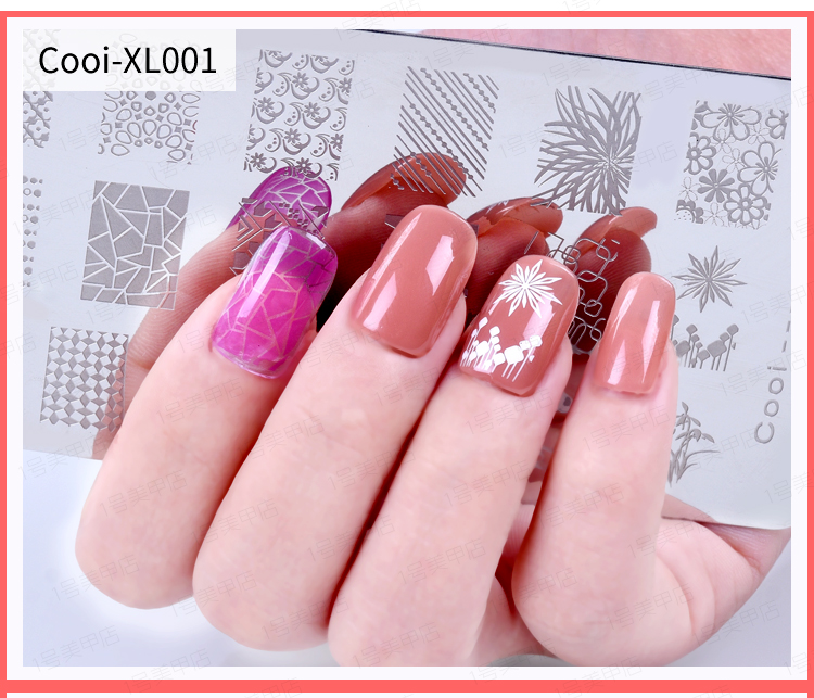 In móng tay bảng chuyển tấm in ấn template thép không gỉ phiên bản miễn phí hand-sơn in móng tay công cụ dầu dụng cụ làm nail cho người mới bắt đầu