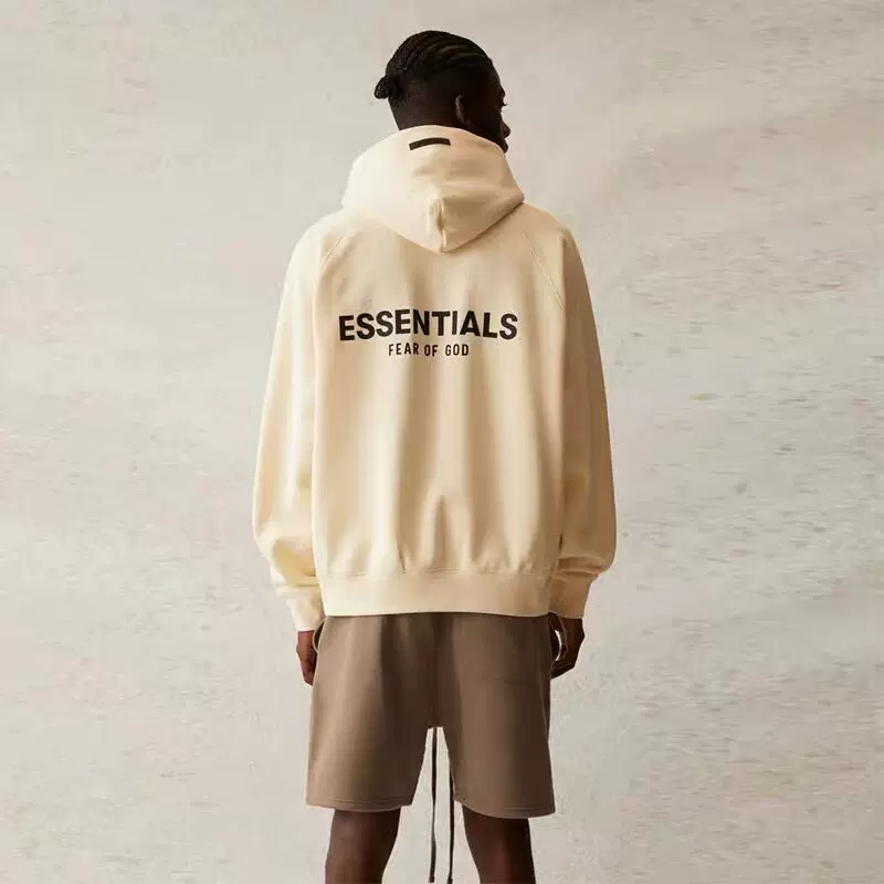 [Ningbo оригинальная фабрика] FOG KIMI ESSENTIALS свитшет женский двойная линия 21 худи с бархатной подкладкой и капюшоном для мужчин