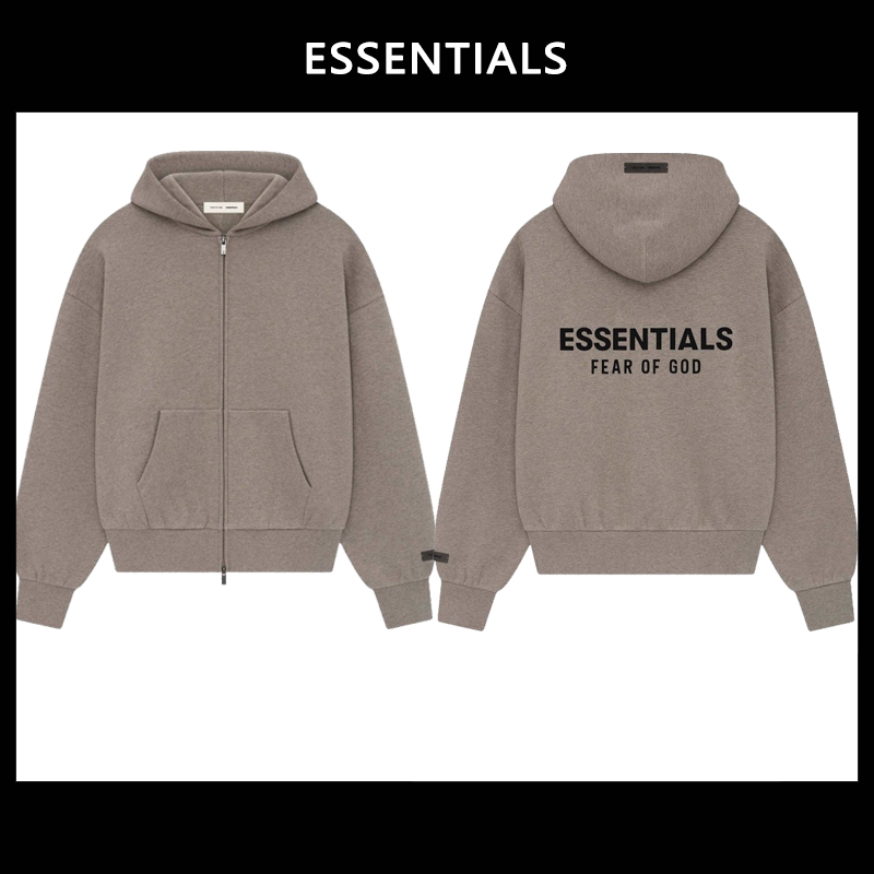 Ningbo Original Factory】Fog Kimi Essentials25Ss Fleece-Lined Hooded Zipper Sweatshirt Jacket Trendy Ningbo Original Factory】Fog Kimi Essentials25Ss Fleece-Lined Hooded Zipper Sweatshirt Jacket Trendy