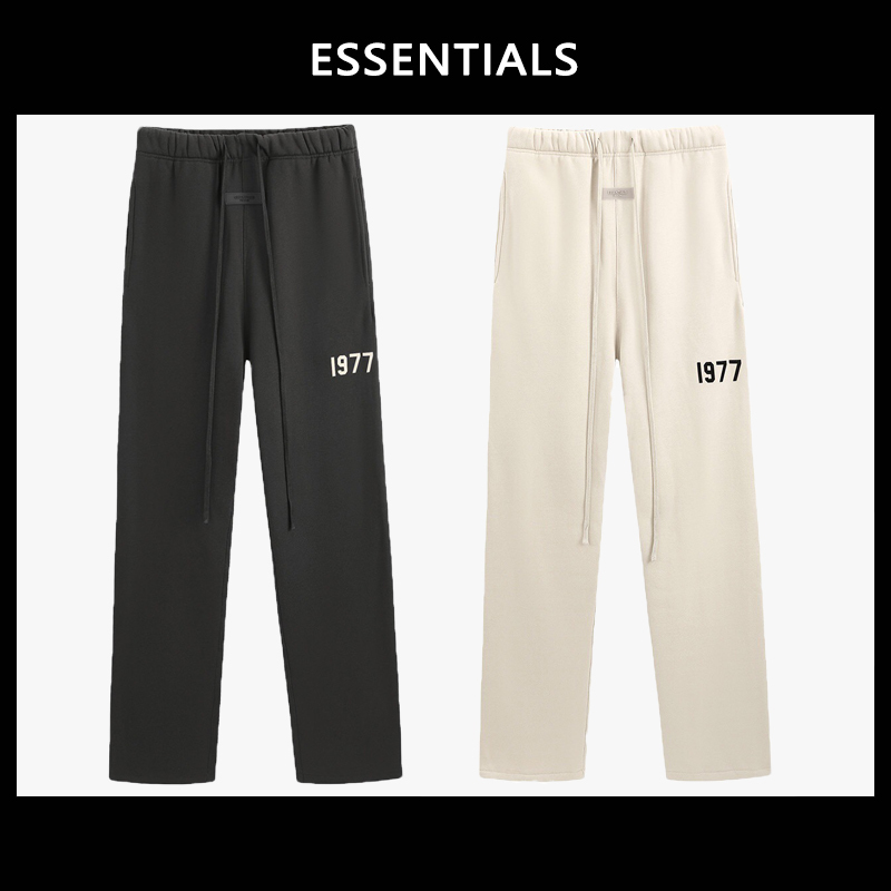 Ningbo Original Factory】Fog Kimi Essentials Sweatpants Women's Wide-Leg Pants 1977 Straight-Leg Long Pants Men's Trendy