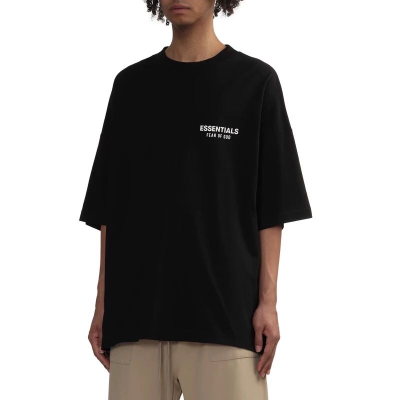 Ningbo Original Factory】Fog Kimi Essentials25Ss New American Casual Short-Sleeve T-Shirt for Men and Women Trendy
