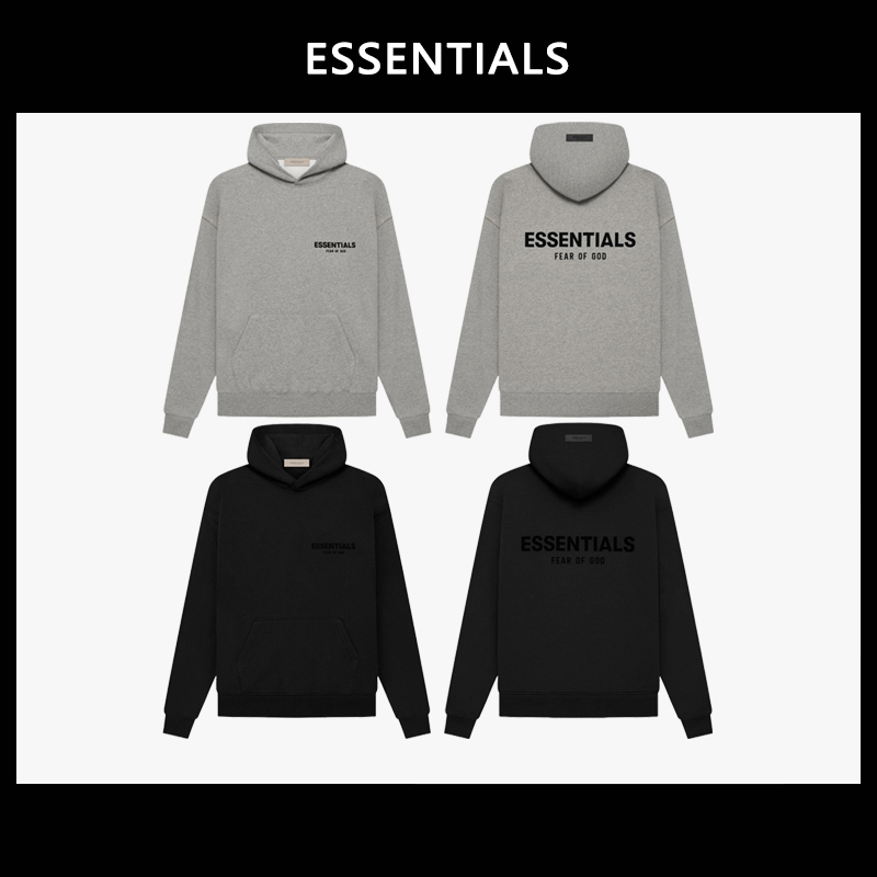 Ningbo Original Factory】Fog Kimi Essentials Hooded Sweatshirt Double Line High Street Fleece Sweatshirt Unisex Trendy