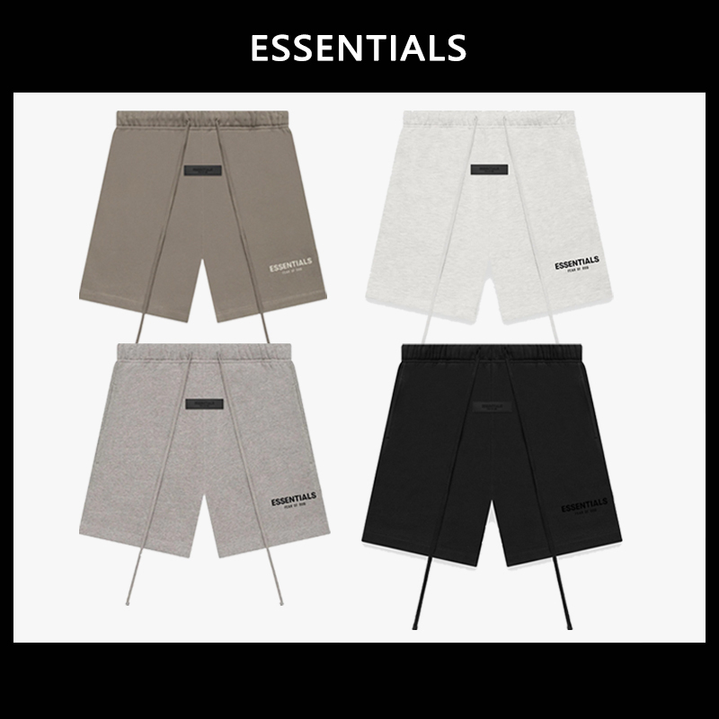 Ningbo Original Factory】Fog Kimi Essentials Shorts, Casual Five-Point Sports Shorts for Men, Trendy
