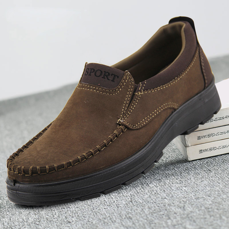 Beijing Morning Old Beijing Cloth Shoes Men 2015 Spring and Autumn Old Men's casual shoes Inlan business men's shoes