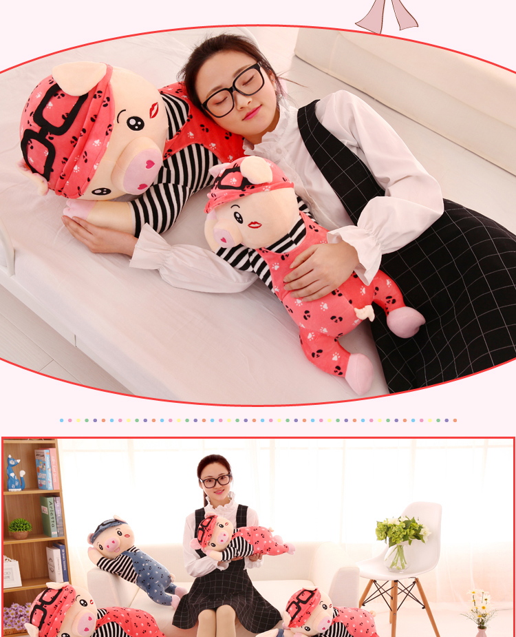 Búp bê đồ chơi búp bê sang trọng dễ thương gối ngủ lớn búp bê heo con búp bê quà tặng sinh nhật nữ - Đồ chơi mềm thú nhồi bông