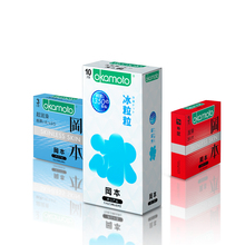 冈本避孕套冰粒粒10片+激薄3片+超润滑3片