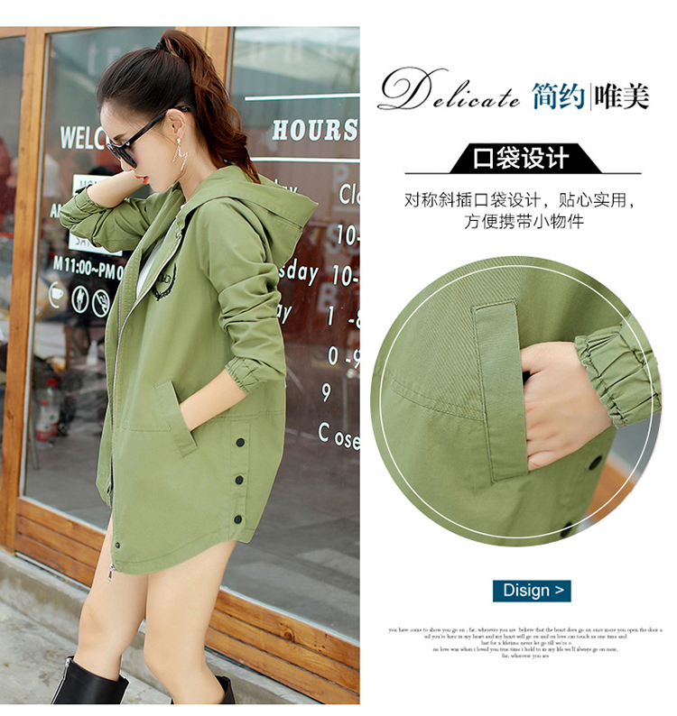 Trench pour femme en Coton - Ref 3228031 Image 11
