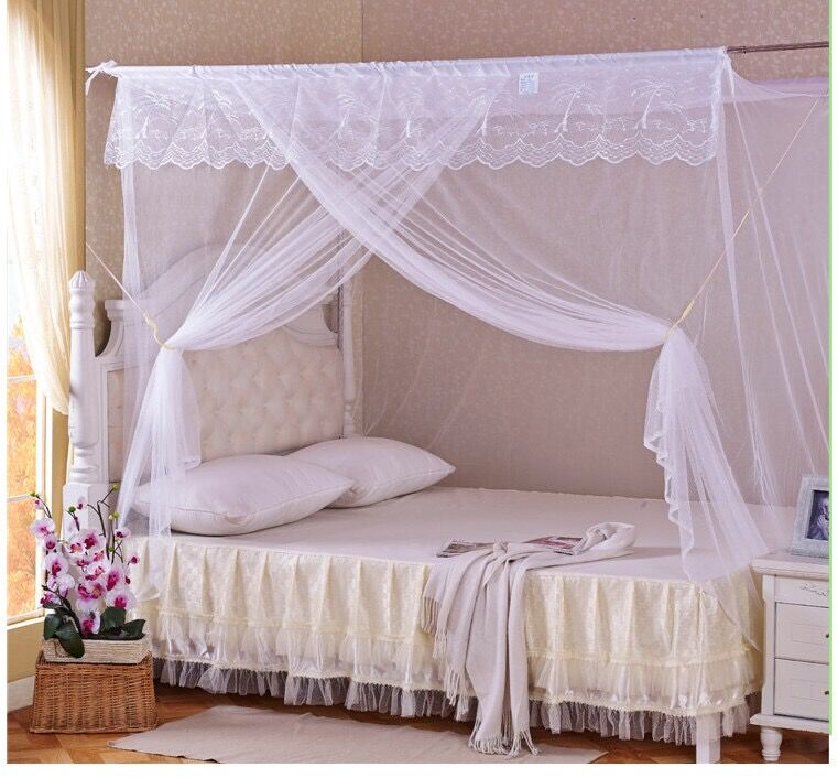 Bị sa thải chặt chẽ thời trang truyền thống lưới thép không gỉ qua ren tre Bụi cửa đơn 1.2M1.5M1.8 đơn - Lưới chống muỗi màn treo giường ngủ