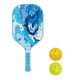 Splashed Ink Blue — Два мяча за один удар — Стекловолокно [ракетка, сертифицированная USAPA]
