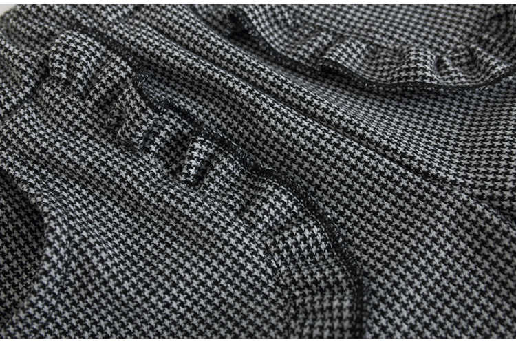 Đầm hoa cho bé houndstooth 2019 mùa xuân mới cho bé gái mặc quần dài trẻ em giản dị kz-b516 quần vớ trẻ em