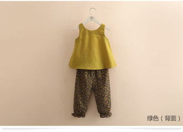 Bộ đồ bé gái mùa hè 2019 cho bé gái mới mặc quần áo trẻ em không tay vest tz-4385 - Phù hợp với trẻ em đồ sơ sinh cho bé
