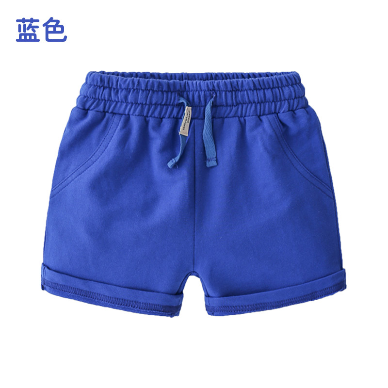 Bluebaby motion shorts   2021 summer wear new pattern Boy Children's wear children Tether trousers kz-c171