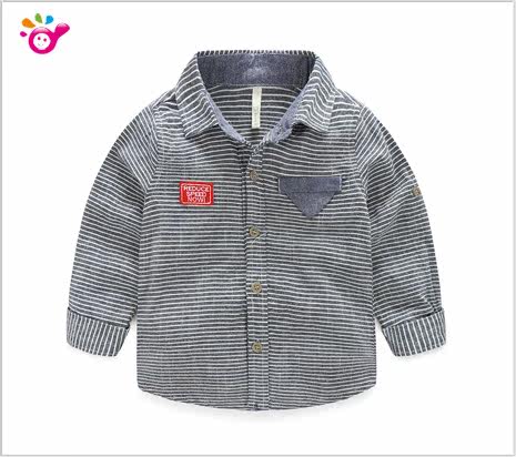 Chemise garcon à manche longue - Ref 2081914 Image 55