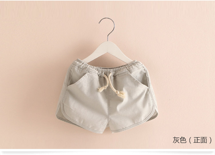 Quần short bé gái màu rắn 2019 hè Hàn Quốc của bé gái mới quần áo trẻ em quần ngố hoang dã kz-7009 - Quần quần áo cho trẻ 14 tuổi nam