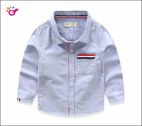 Chemise garcon à manche longue - Ref 2081932 Image 55