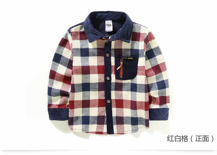 Chemise garcon à manche longue - Ref 2081971 Image 75