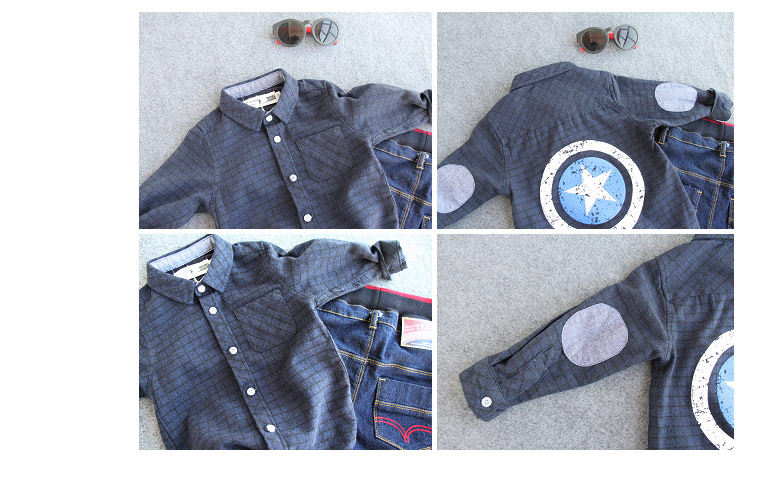 Chemise garcon à manche longue - Ref 2081954 Image 75