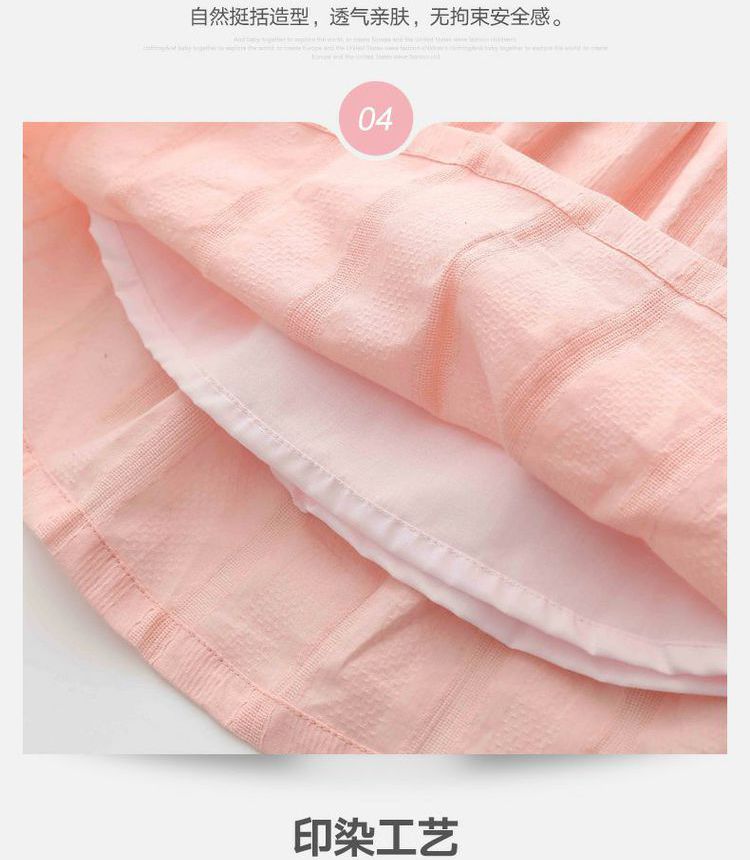 Đón chiếc váy vỏ mùa hè cotton ngắn tay phiên bản Hàn Quốc 2019 mới cho bé váy công chúa váy bé gái mùa hè - Váy đầm công chúa cho bé 1 tuoi