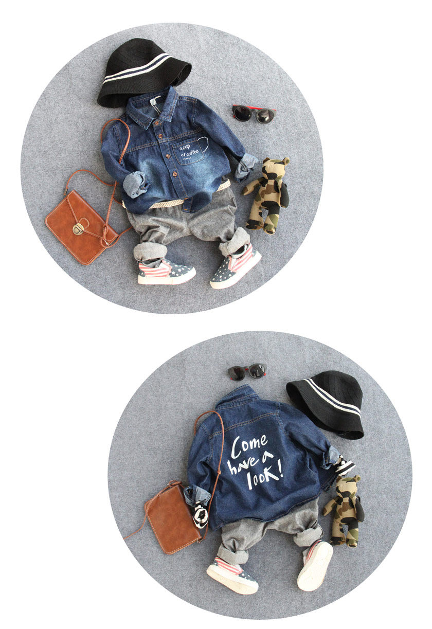 Chemise garcon à manche longue - Ref 2081954 Image 73