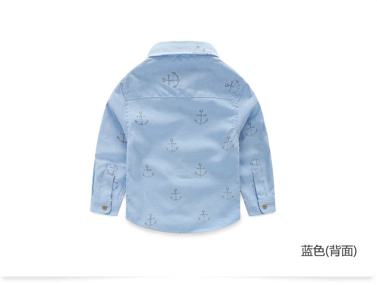 Chemise garcon à manche longue - Ref 2081894 Image 70