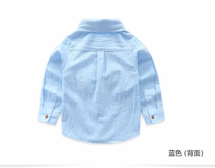 Chemise garcon à manche longue - Ref 2081970 Image 72