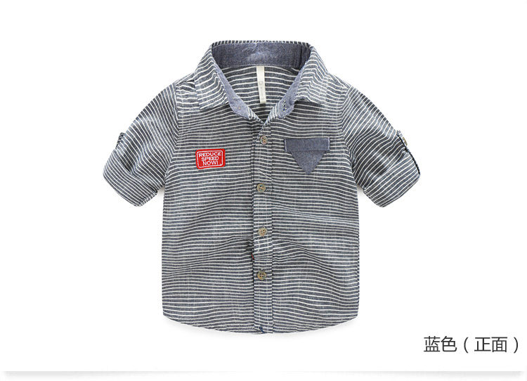 Chemise garcon à manche longue - Ref 2081914 Image 71