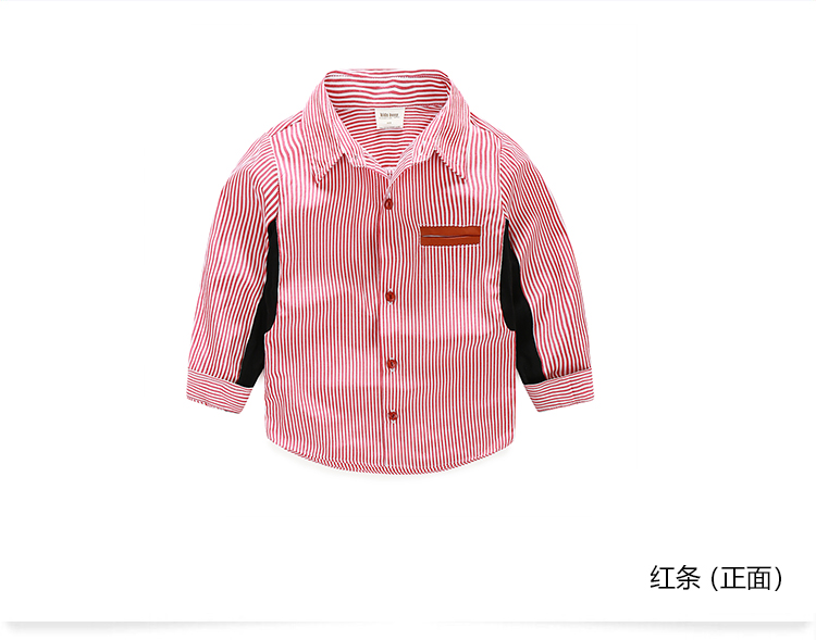 Chemise garcon à manche longue - Ref 2081899 Image 76