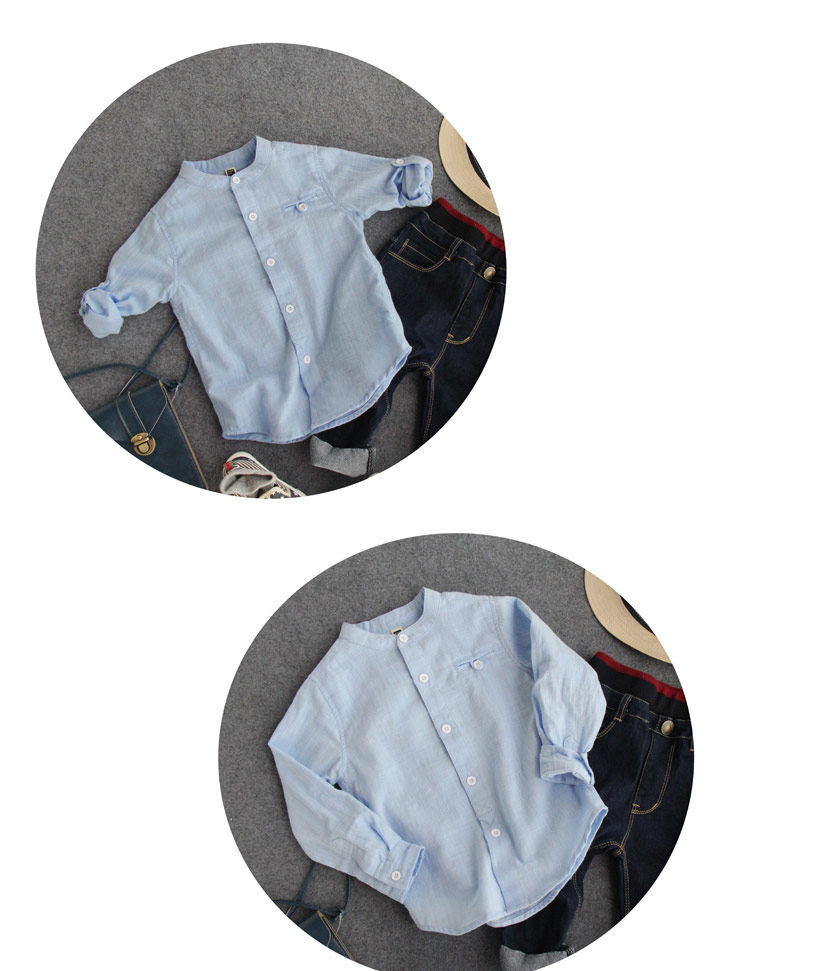 Chemise garcon à manche longue - Ref 2081955 Image 83