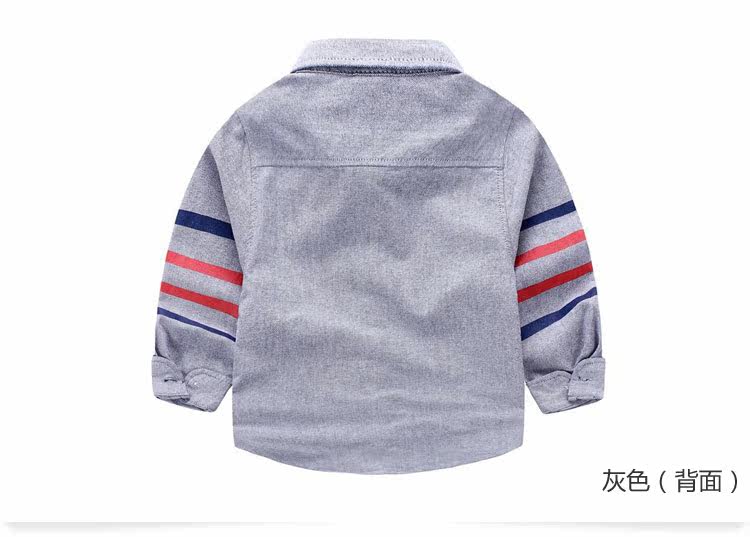 Chemise garcon à manche longue - Ref 2081902 Image 72