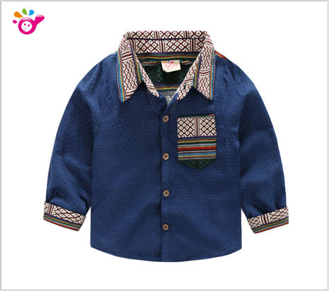 Chemise garcon à manche longue - Ref 2081906 Image 53