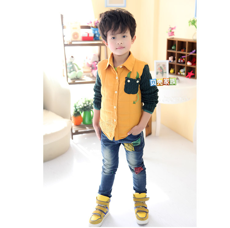 Chemise garcon à manche longue - Ref 2081897 Image 73