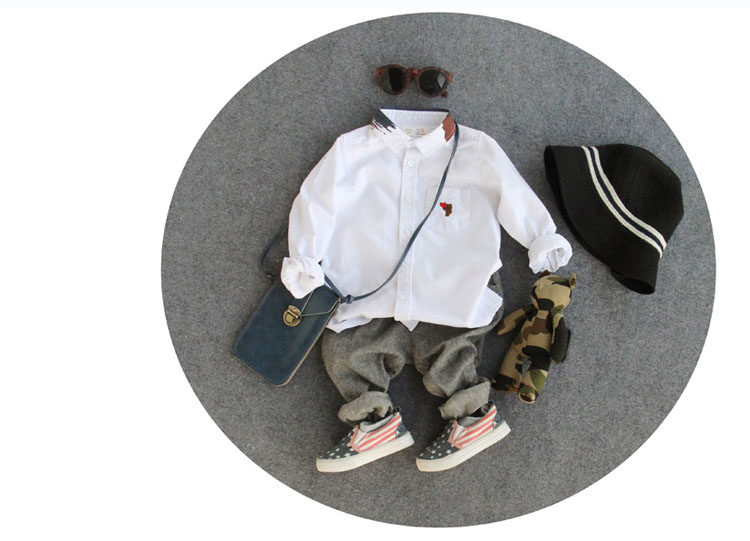 Chemise garcon à manche longue - Ref 2074860 Image 86