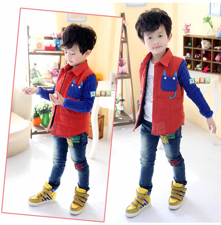 Chemise garcon à manche longue - Ref 2081897 Image 68