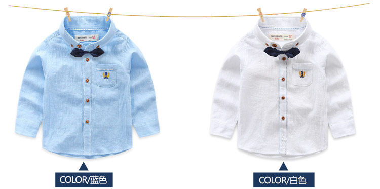 Chemise garcon à manche longue - Ref 2081970 Image 68