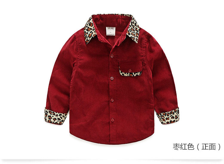 Chemise garcon à manche longue - Ref 2081912 Image 75