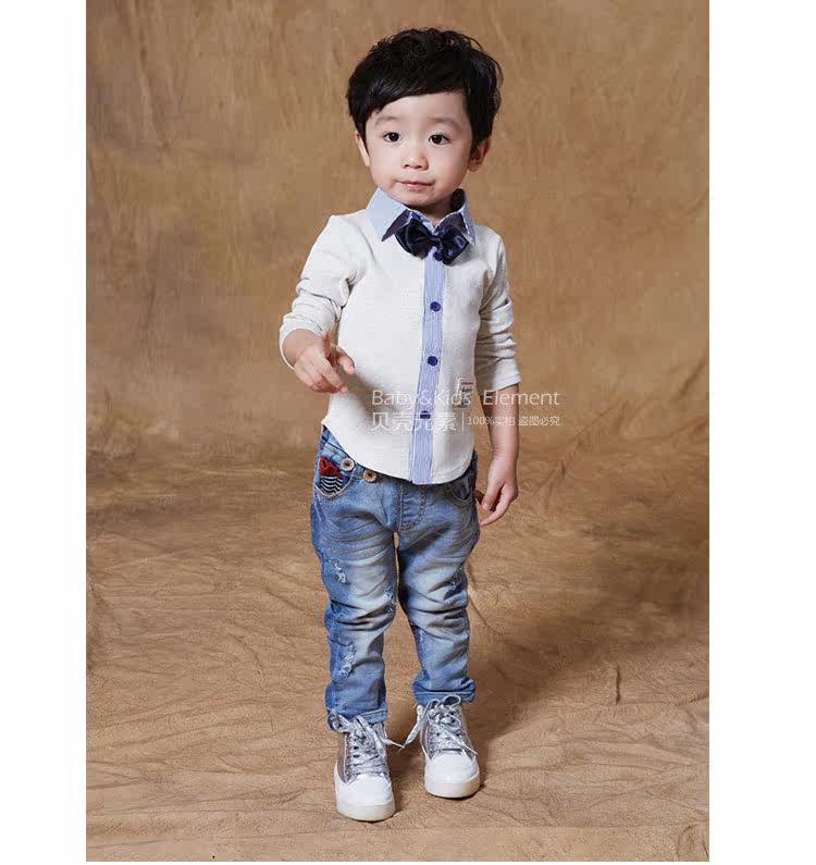 Chemise garcon à manche longue - Ref 2081930 Image 69