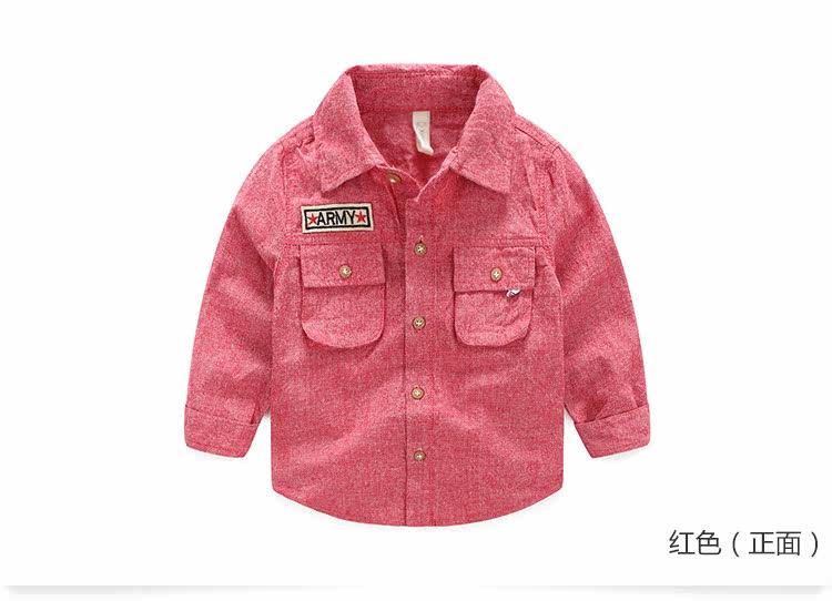 Chemise garcon à manche longue - Ref 2081915 Image 71