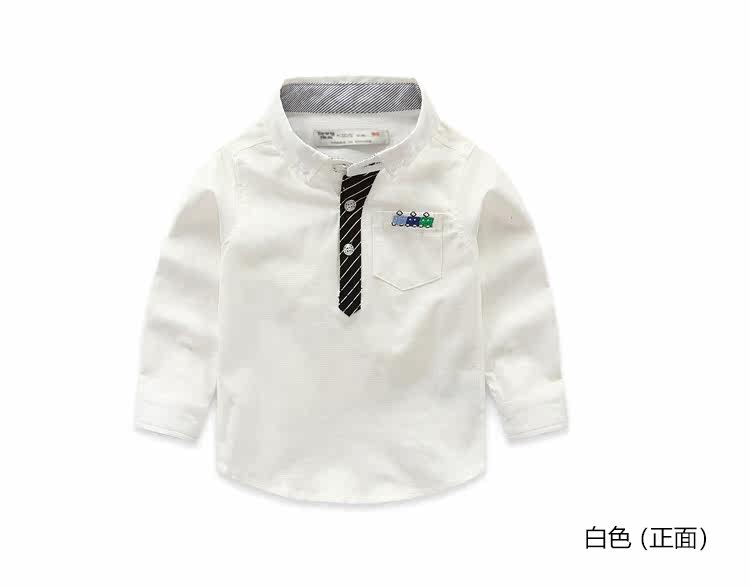 Chemise garcon à manche longue - Ref 2074395 Image 75