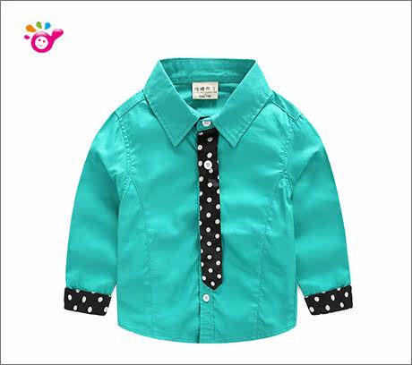 Chemise garcon à manche longue - Ref 2081909 Image 52