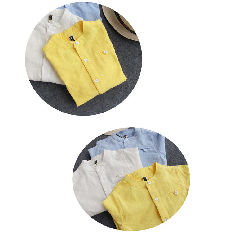 Chemise garcon à manche longue - Ref 2081955 Image 78