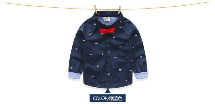 Chemise garcon à manche longue - Ref 2081917 Image 69