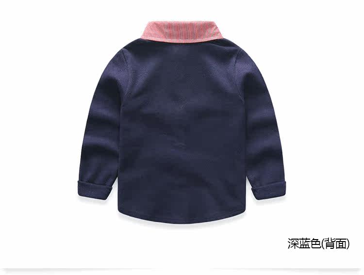 Chemise garcon à manche longue - Ref 2081930 Image 76