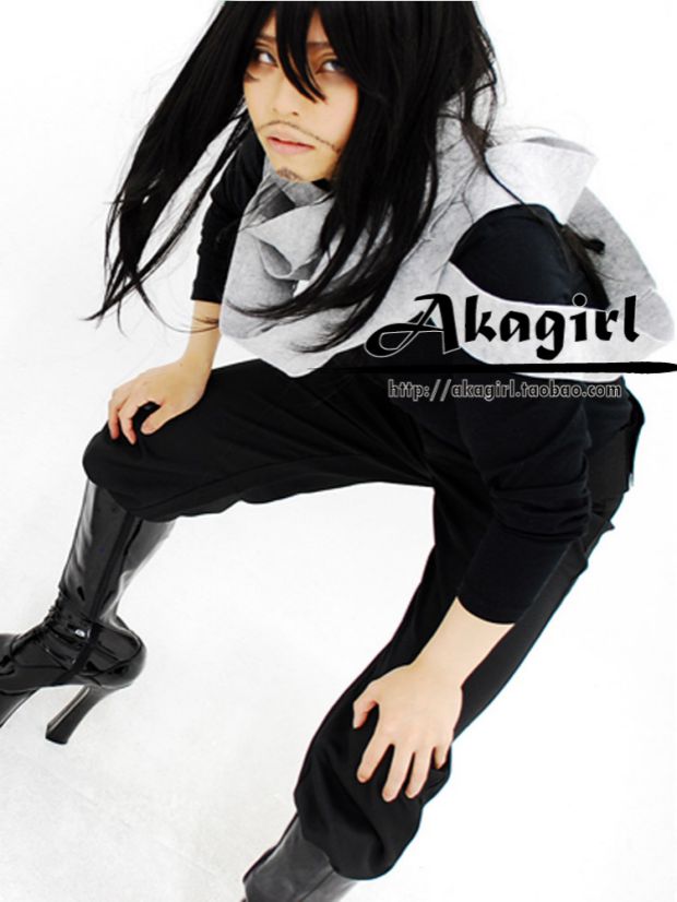 My Hero Academy đầu cao su Aizawa Xiaotai cos tóc giả Shota Aizawa cosplay tóc giả - Cosplay đồ cosplay attack on titan