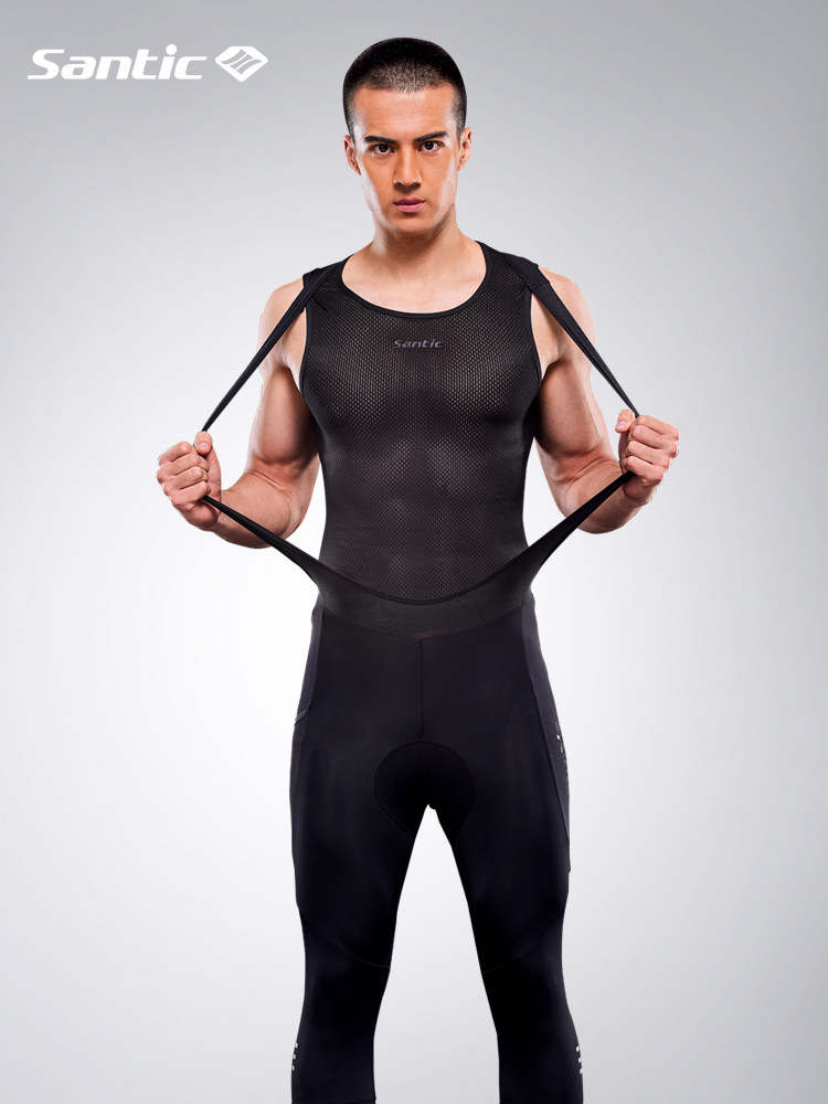 Santic21 year high-end men's summer riding with baby bag pants climbing car shorts 70% shorts breathable bike pants