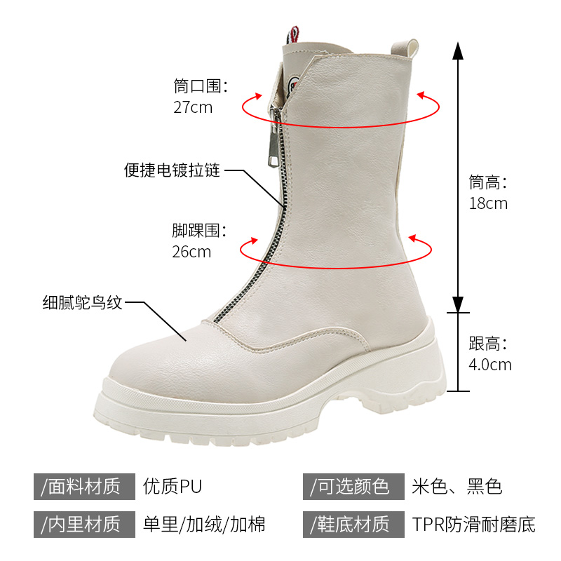 Bottes mi-saison femme en Polyurethane - Ref 3251022 Image 4