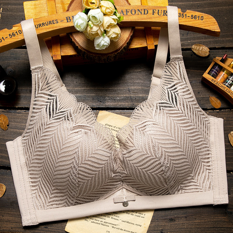 Underwear Female small breasts Poly Thickening Adjustment Type Anti-Drooping Bra Sexy Latex Cotton Receiving of Tampon Without Steel Ring Bra