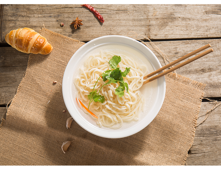 Hua Khánh Bên ngoài Bát sứ trắng Nhật Bản Bát mì lớn Bát súp Bát Cơm gia dụng Bát sứ Bát đũa ăn cơm