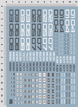 EVO HIQ digital letter water sticker EXPD TRD